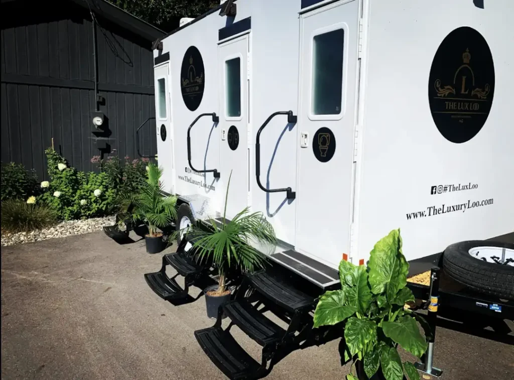 Luxloo washroom trailers for rental at events